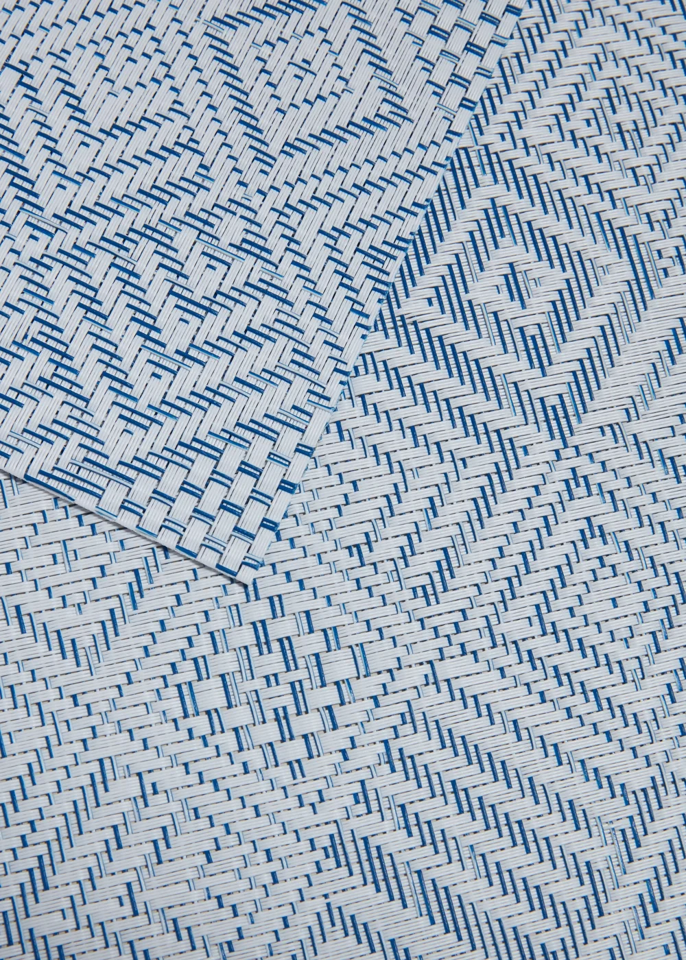 2 Pack Indigo Geo Print PVC Placemats (45cm x 30cm) Image 2