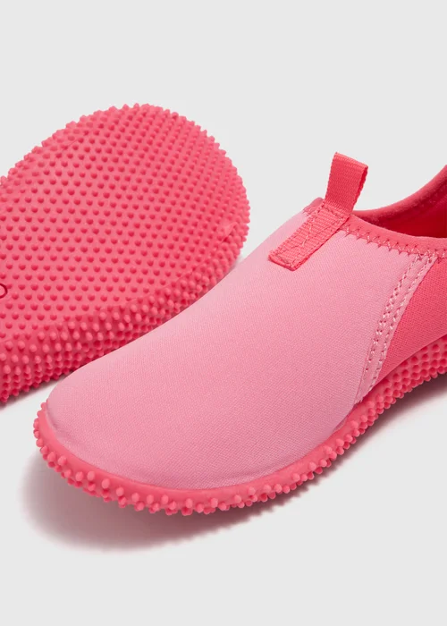 Girls Pink Swim Shoes (Younger 10-Older 5) - 1 Image 2