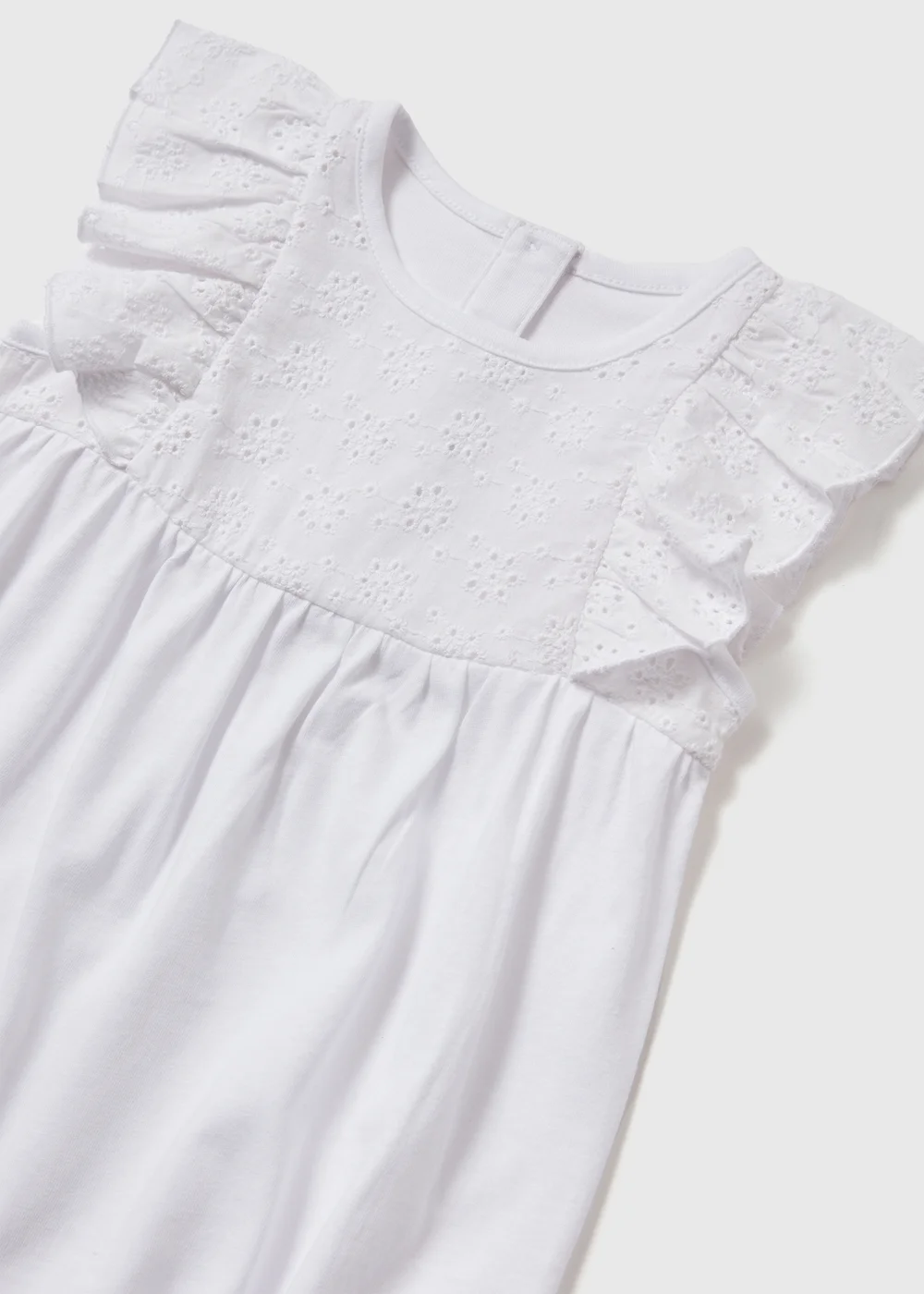 Baby White Printed Romper (Newborn-18mths) - 0-3 months Image 2