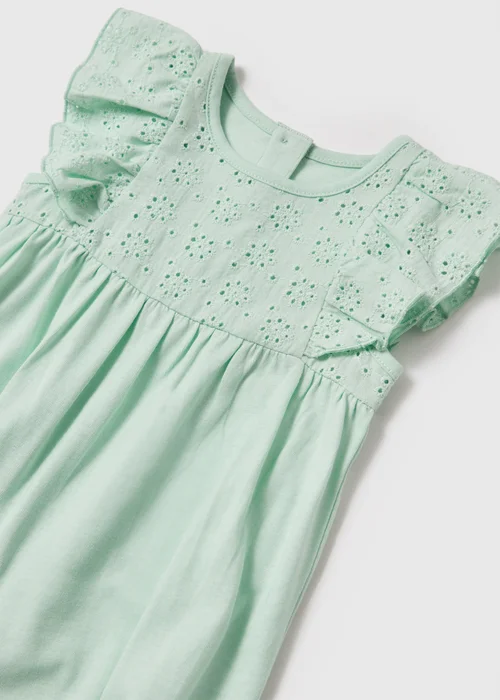 Baby Mint Printed Romper (Newborn-18mths) - 0-3 months Image 2