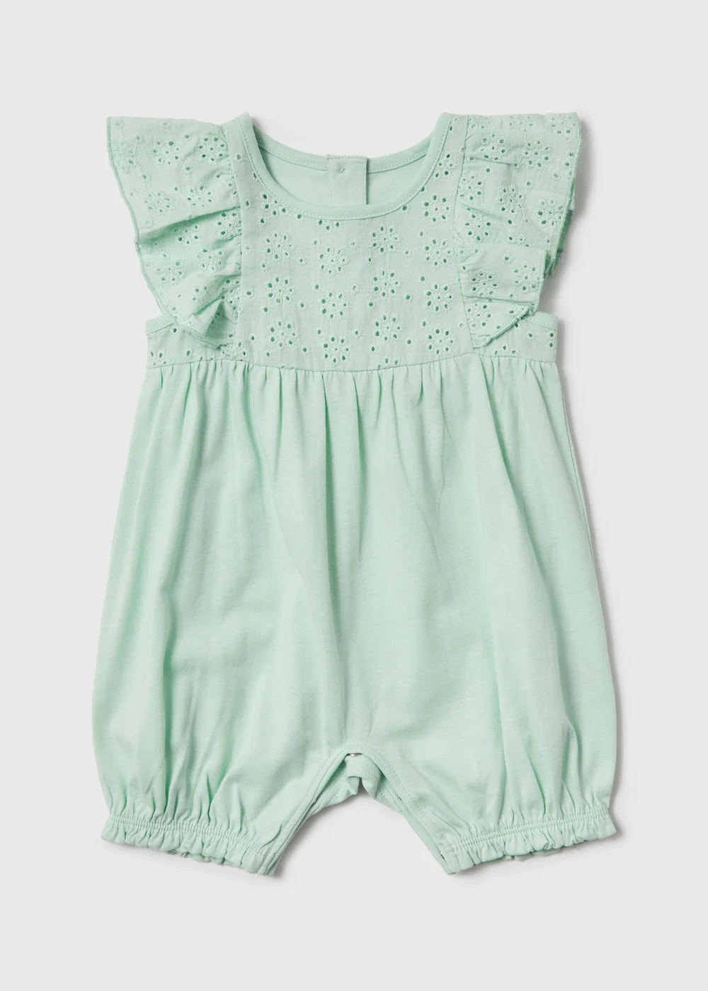 Baby Mint Printed Romper (Newborn-18mths) - 0-3 months Image 1