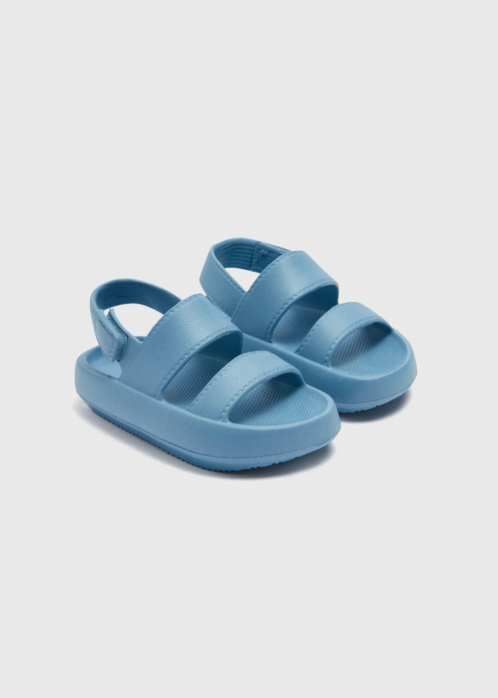 Boys Blue Strap Cloud Sliders (Younger 4-12yrs) - Size 4 Infants Image 1