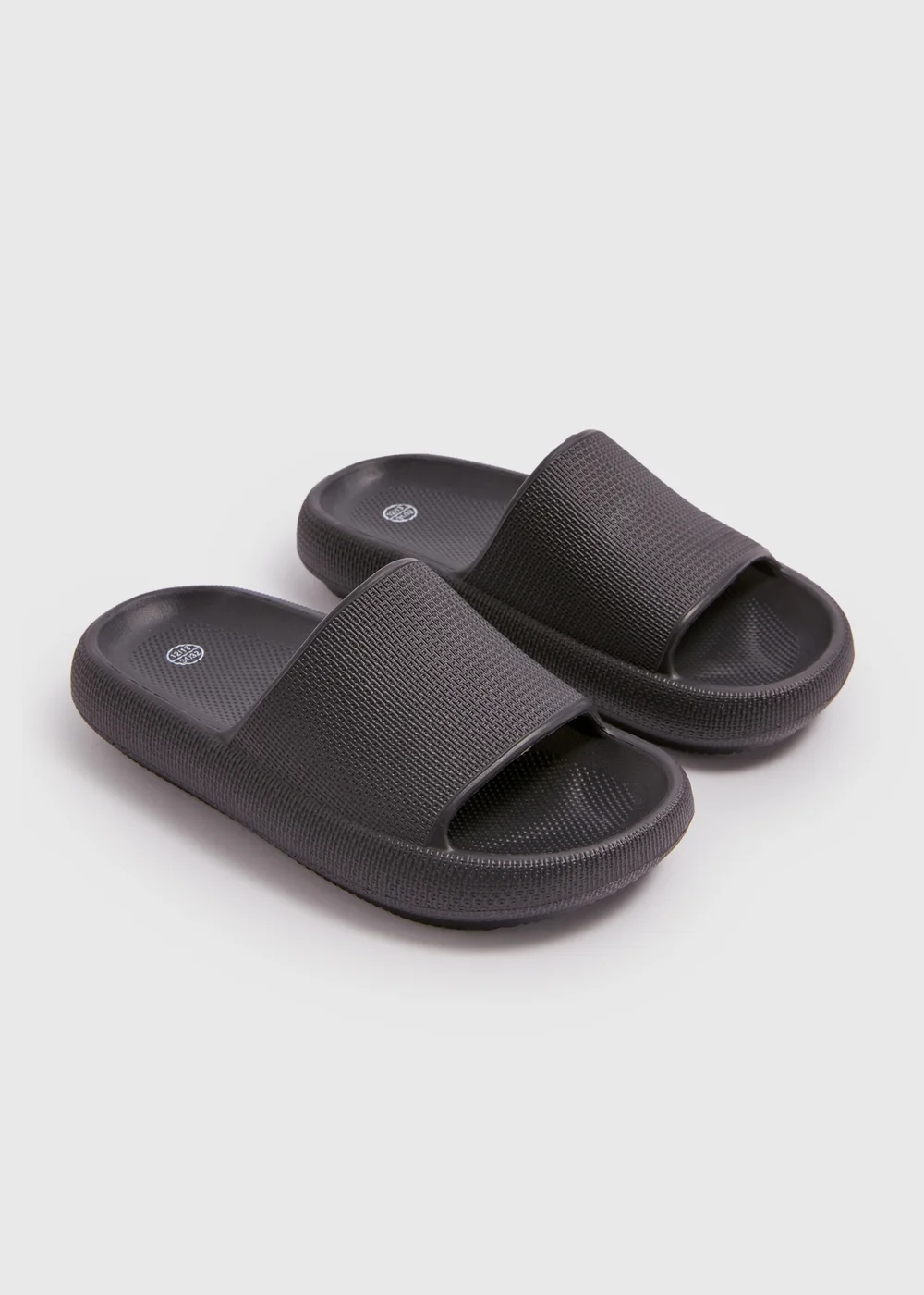 Boys Black Cloud Sliders (Younger 10/11-5/6 Older) - Size 1 - 2 Image 1