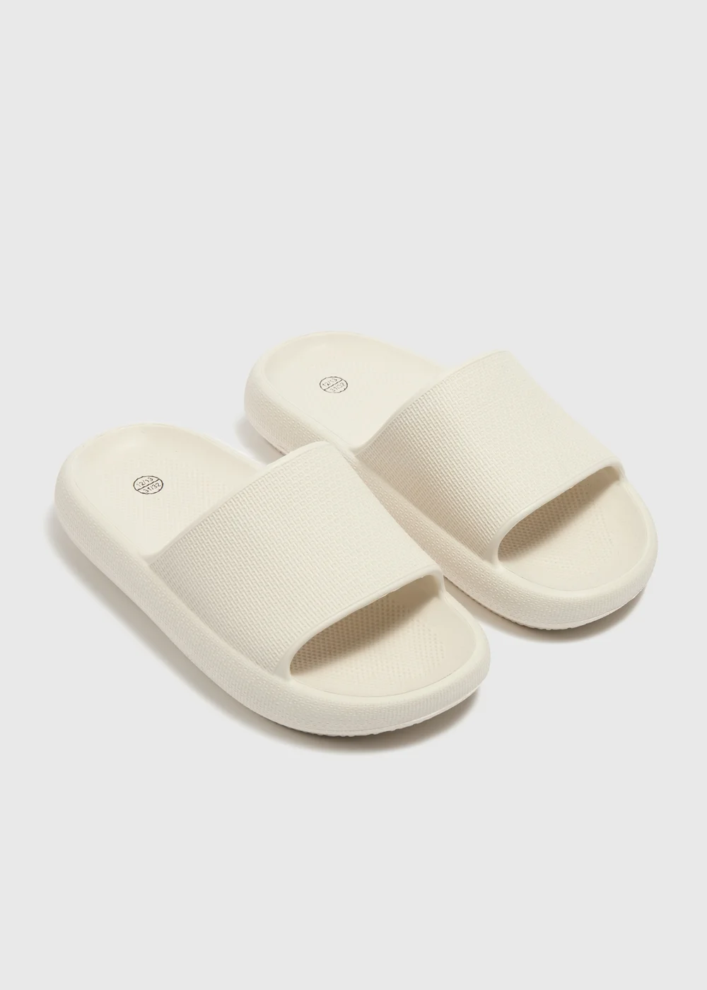 Boys Beige Cloud Sliders (Younger 10/11-5/6 Older) - Size 1 - 2 Image 1