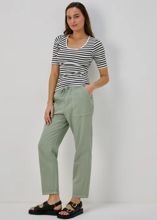 Sage Green Utility Joggers - 8 Image 1