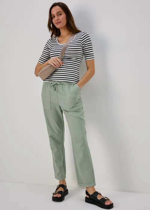 Sage Green Utility Joggers - 8 Image 4
