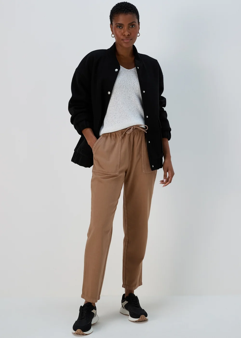 Brown Utility Joggers - 8 Image 4