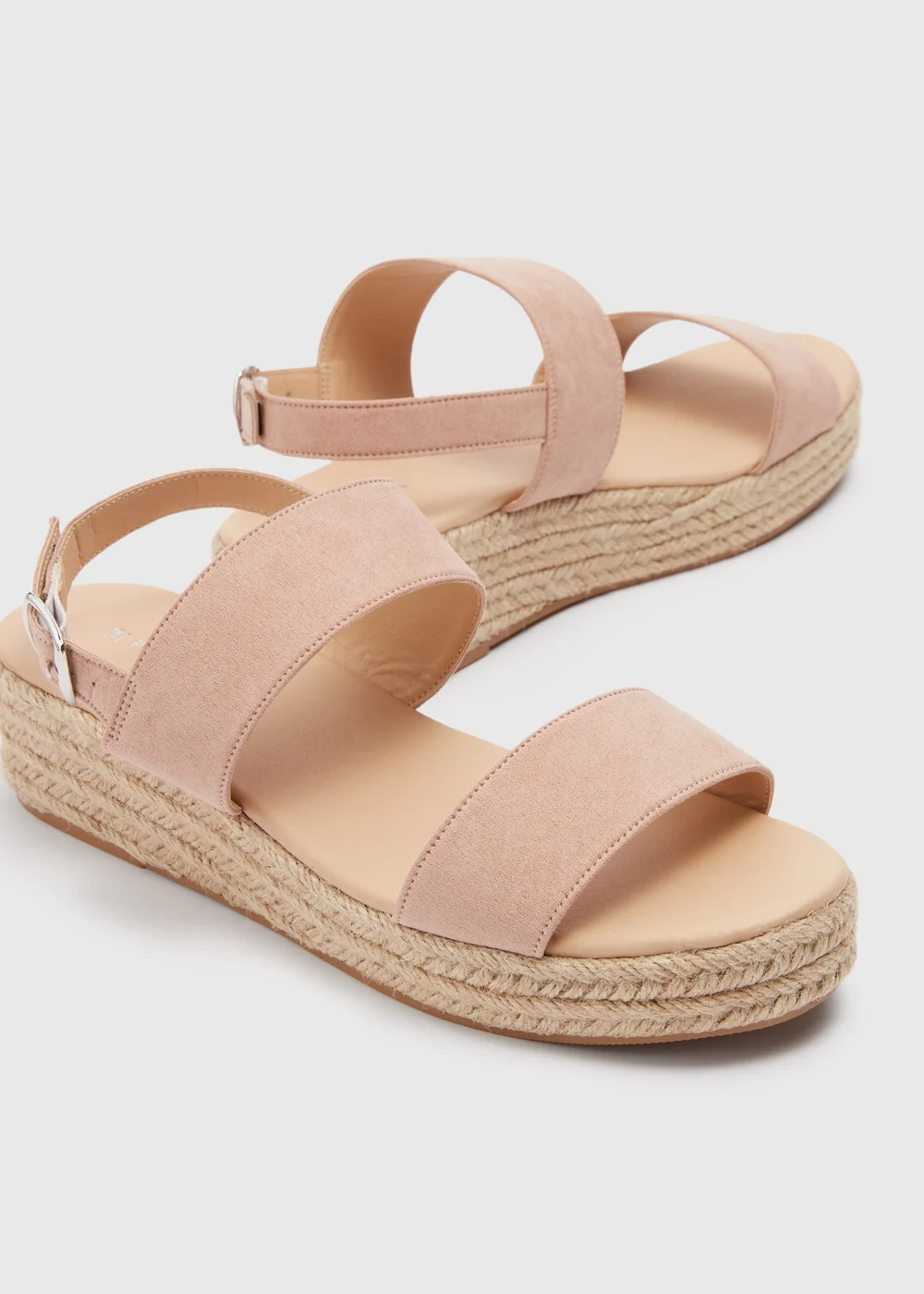 Nude Basic Espadrille Sandals - 7 Image 2