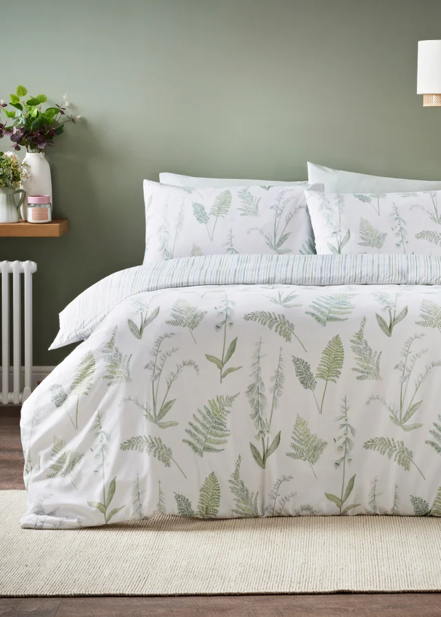 Green Leaf Duvet Set