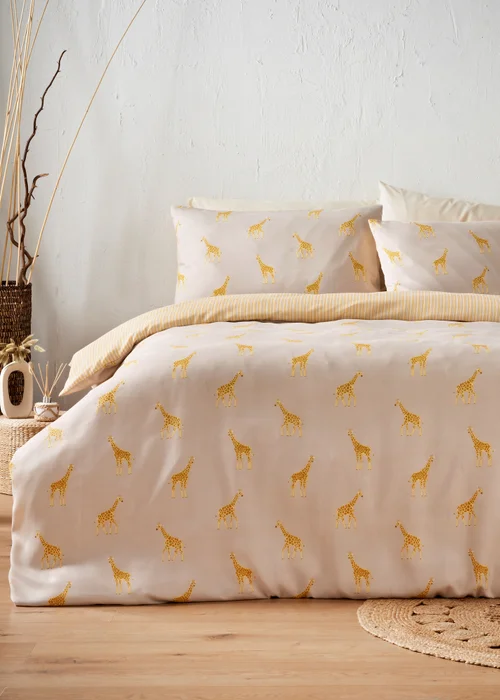 Natural Giraffe Duvet Covers - Single Image 1