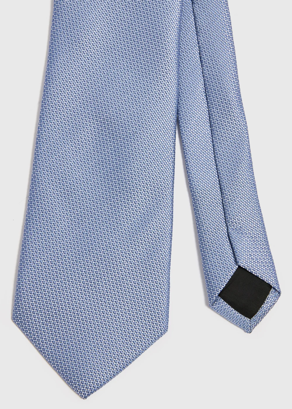 Taylor & Wright Blue Plain Tie - One Size Image 2