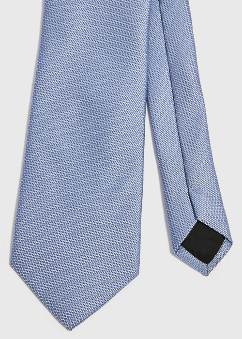Taylor & Wright Blue Plain Tie - One Size Image 2