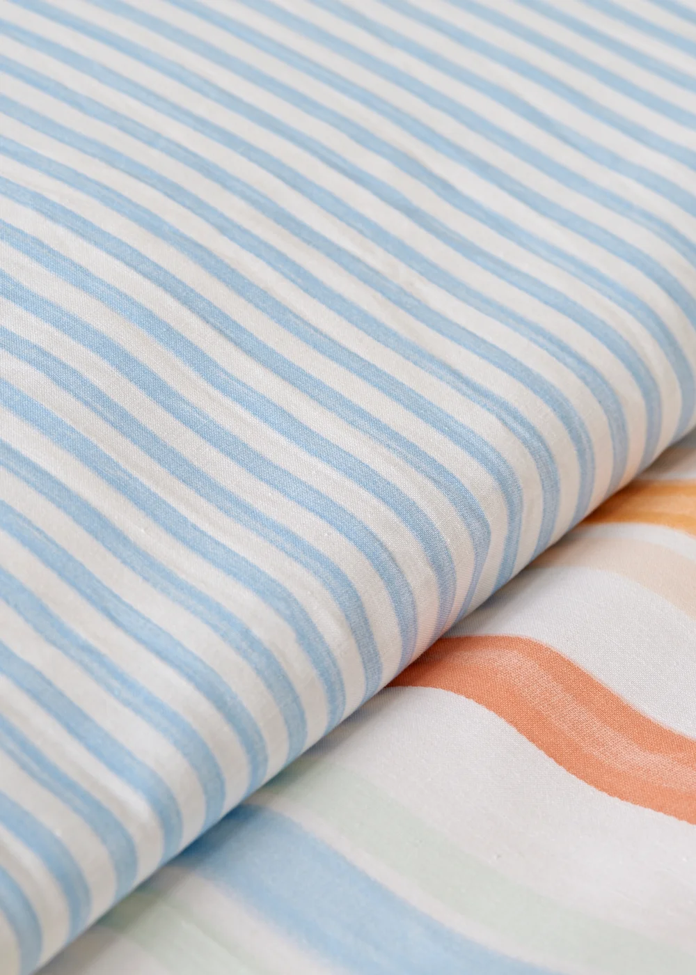 Multicolour Sorbet Stripe Duvet Set - Single Image 2