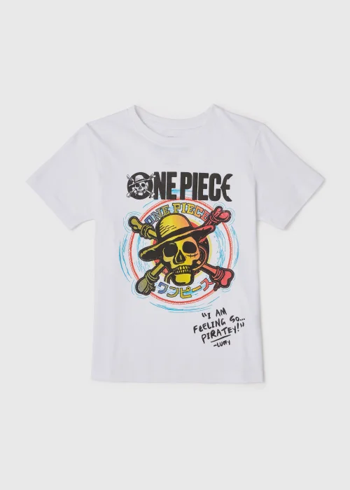 Boys White One Piece Print T-Shirt (5-12yrs) - Age 5 - 6 Years Image 1