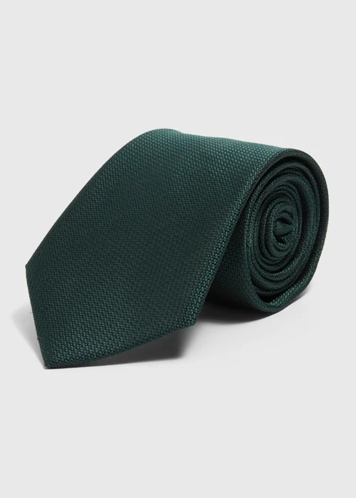 Taylor & Wright Dark Green Tie - One Size Image 1