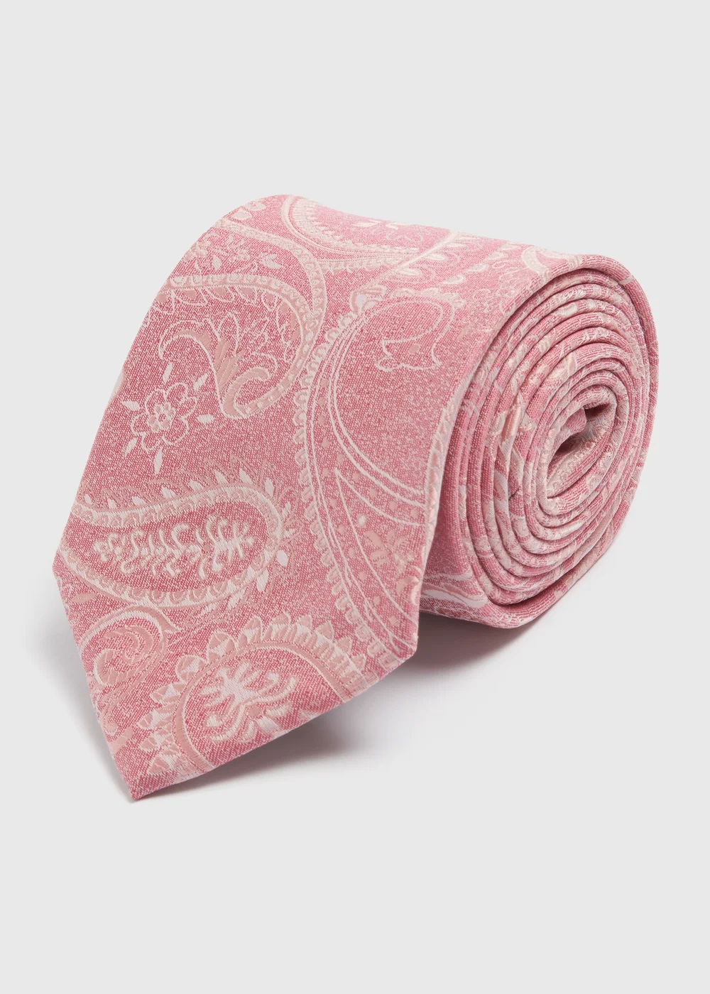 Pink Paisley Design Tie - One Size Image 1