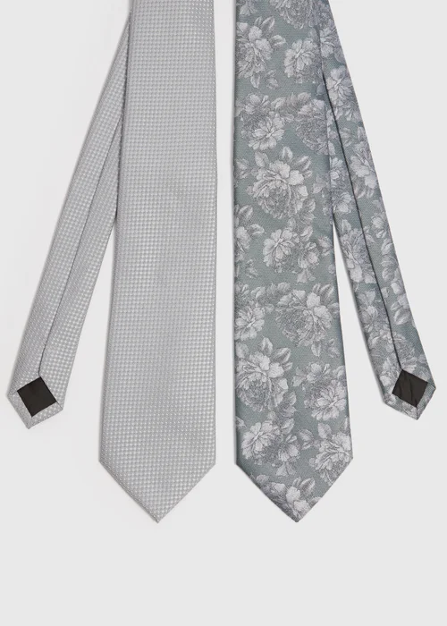 Taylor & Wright 2 Pack Sage Floral Ties - One Size Image 2