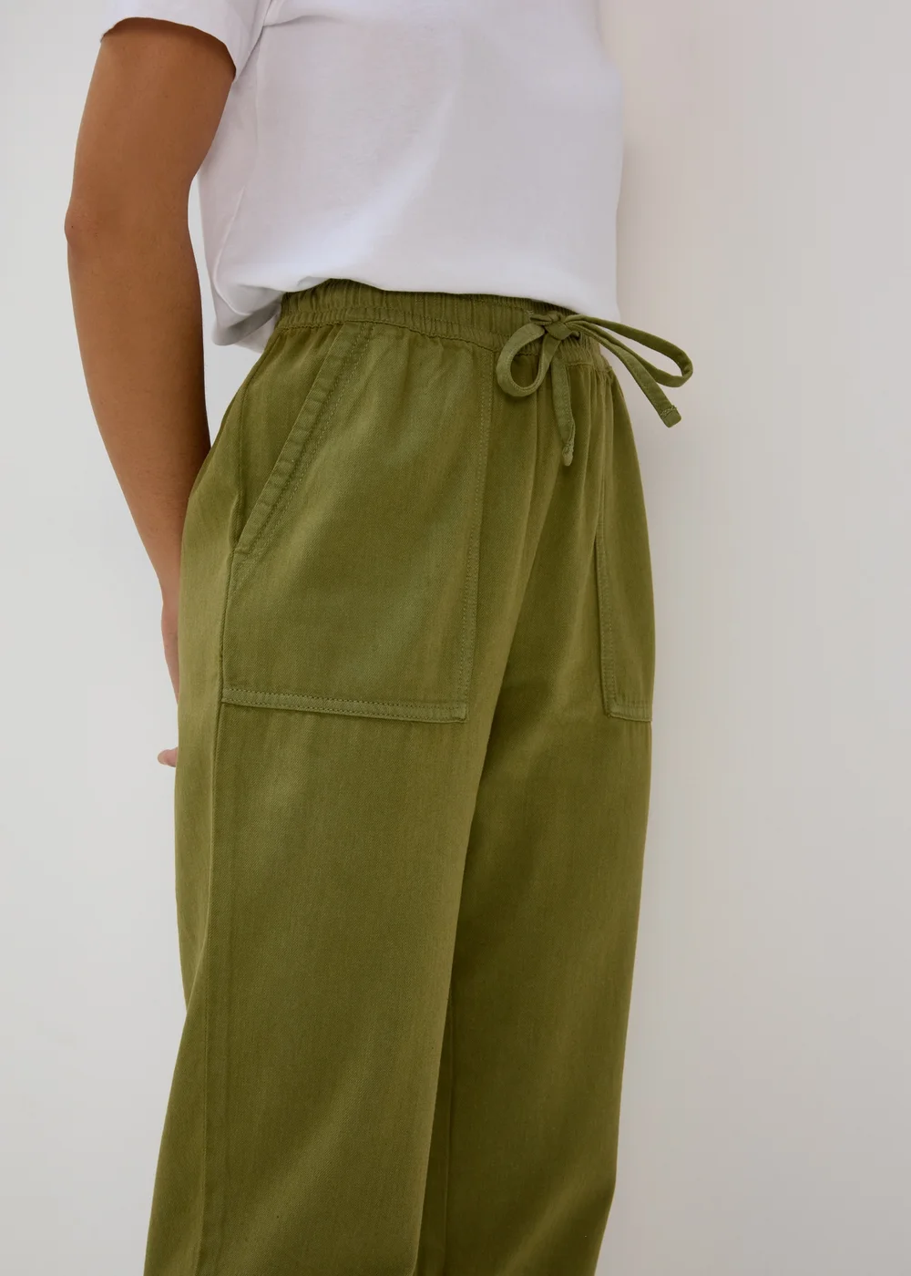 Khaki Utility Joggers - 8 Image 3