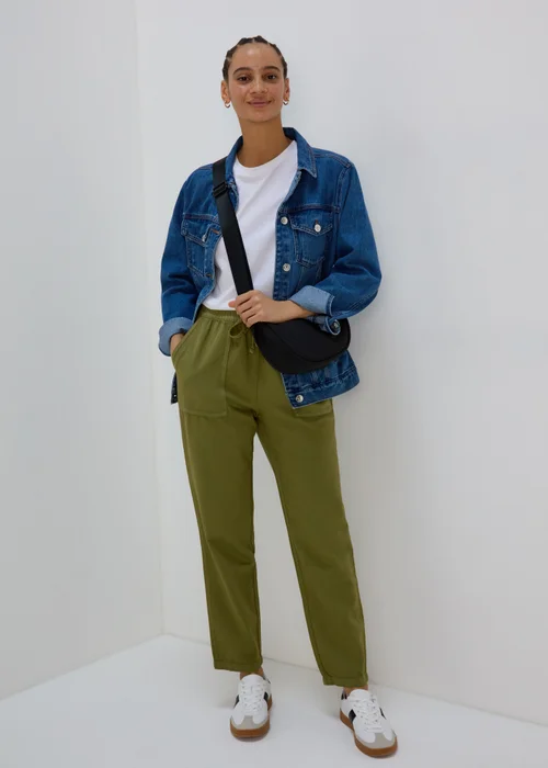 Khaki Utility Joggers - 8 Image 4