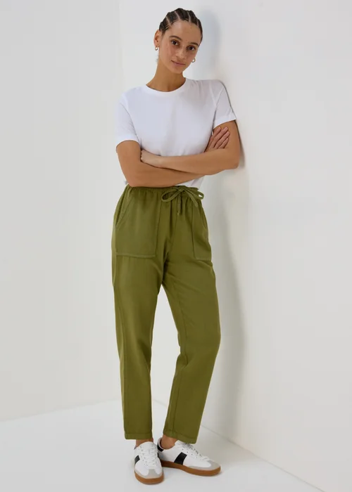 Khaki Utility Joggers - 8 Image 1