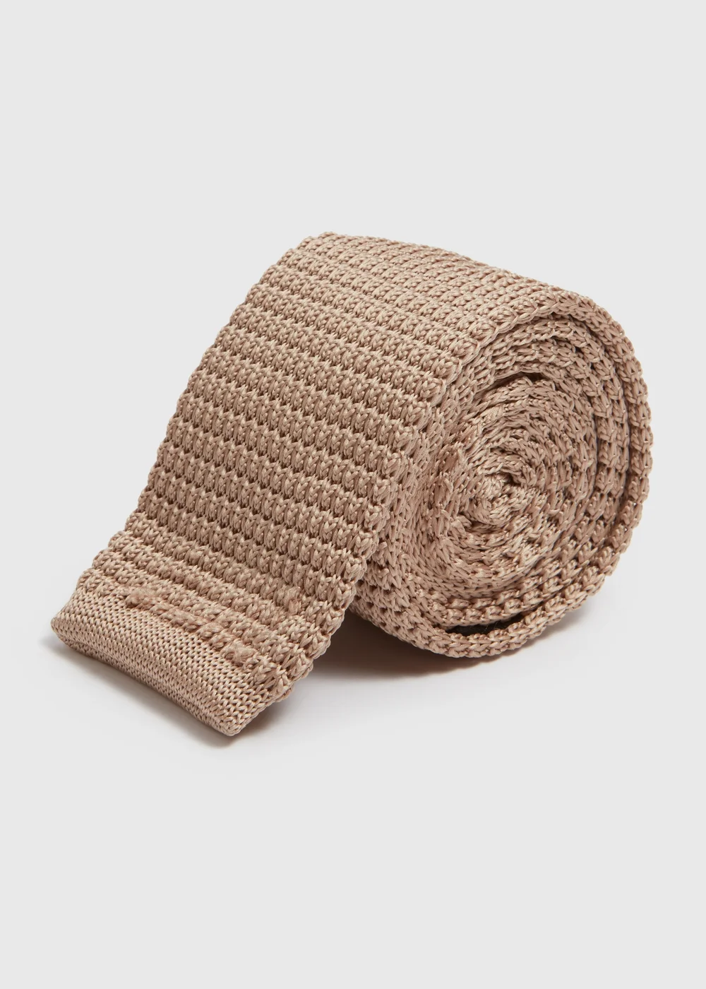 Stone Knitted Tie - One Size Image 1