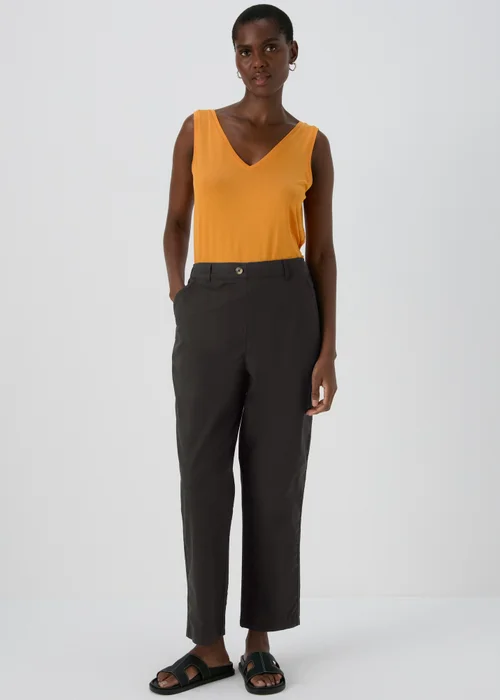 Black Chino Trousers - 8 Image 1
