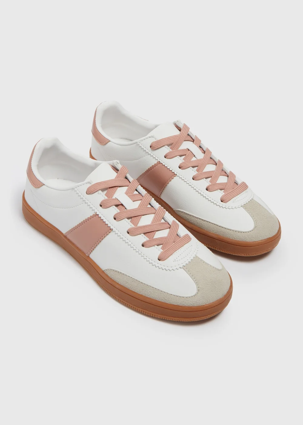 Nude Retro Trainers - Size 3 Image 1