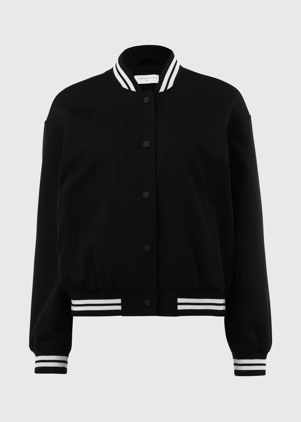 Black Varsity Bomber Jacket - 8 Image 5