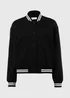 Black Varsity Bomber Jacket - 8 Image 5