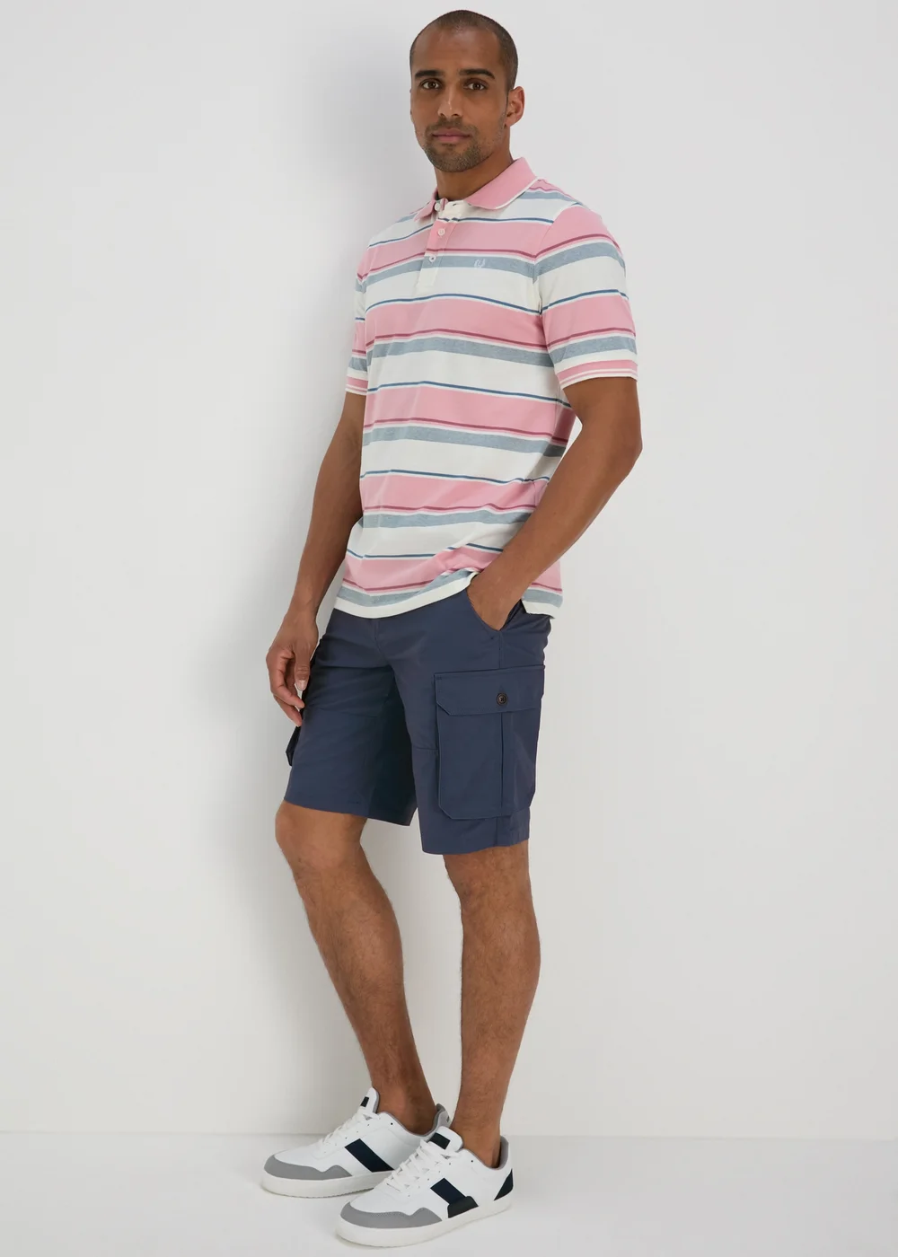 Lincoln Blue Belted Cargo Shorts - 32 Image 4