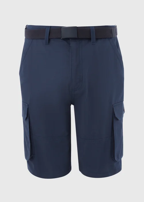 Lincoln Blue Belted Cargo Shorts - 32 Image 5