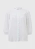 White Dobby Blouse - Size 8 Image 5