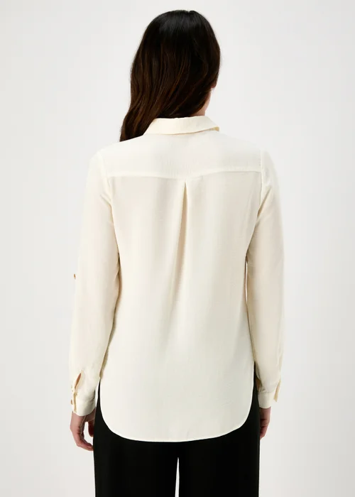 Cream Utility Airflow Long Sleeve Shirt - Size 8 Image 2