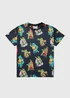 Boys Turtles Black Airtex T-Shirt (5-12yrs) - Age 5 Years Image 1