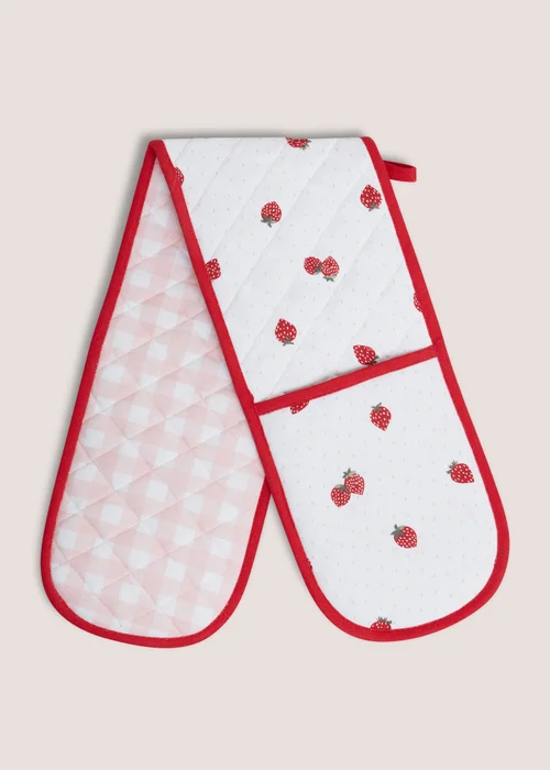 Strawberry Oven Gloves (19cm x 90cm) Image 1