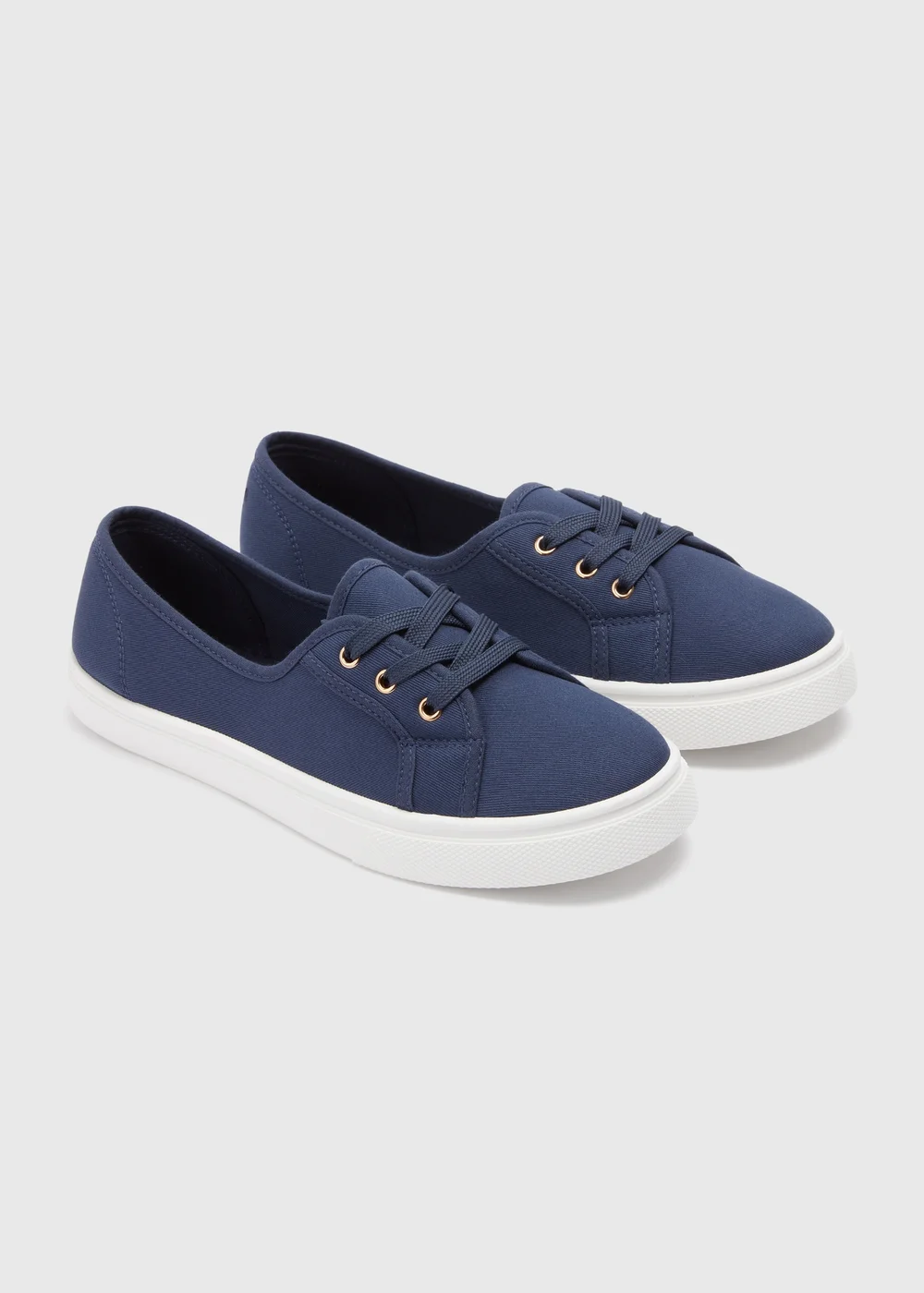 Navy Slip-On Pumps - 7 Image 1