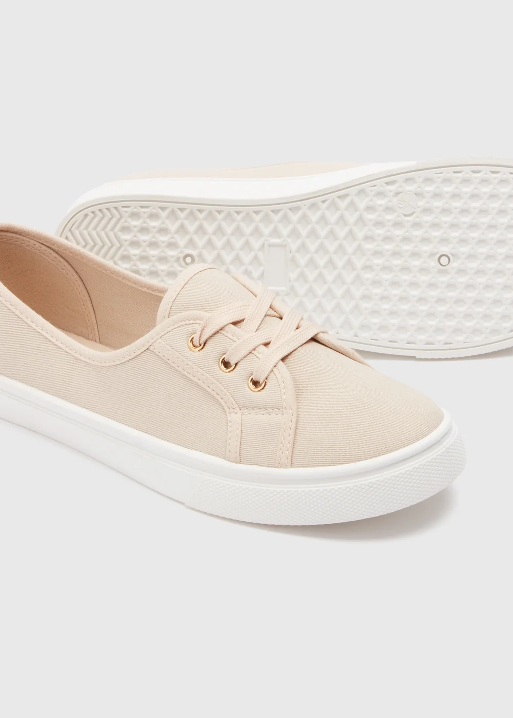 Nude Slip-On Trainers - Size 3 Image 2