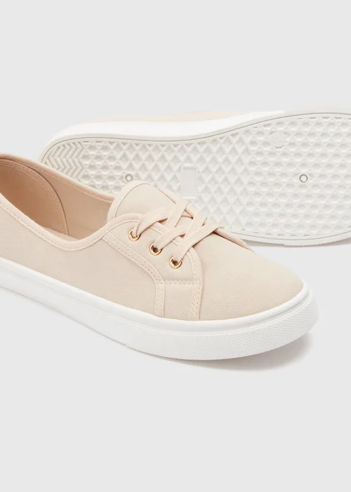 Nude Slip-On Trainers - Size 3 Image 2