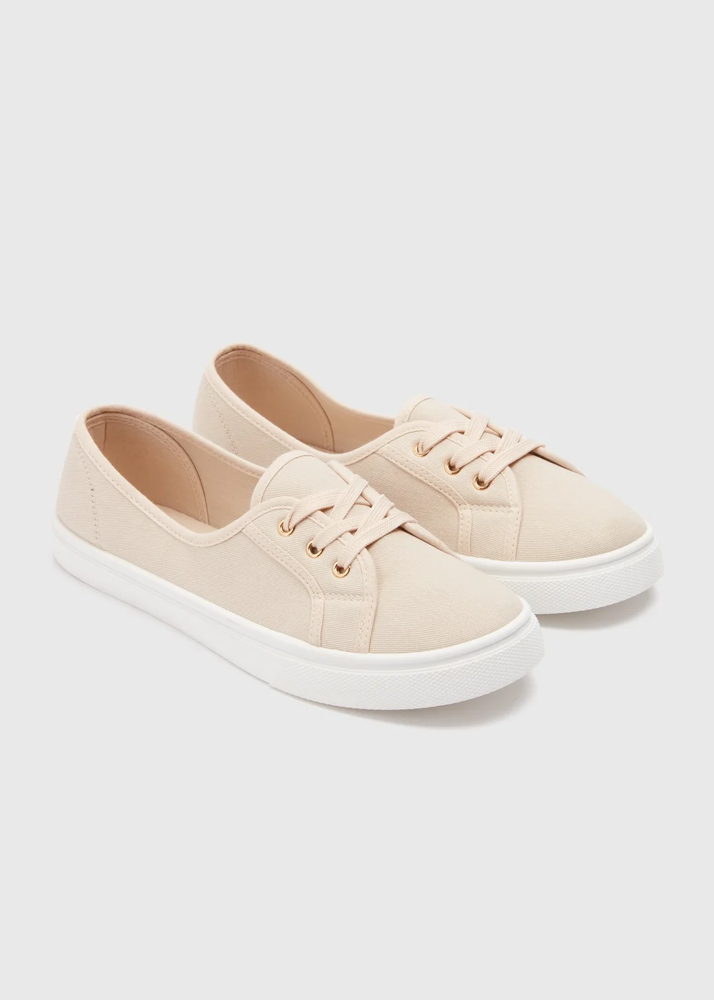 Nude Slip-On Trainers - Size 3 Image 1