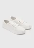 White Lace Trainers - Size 3 Image 1