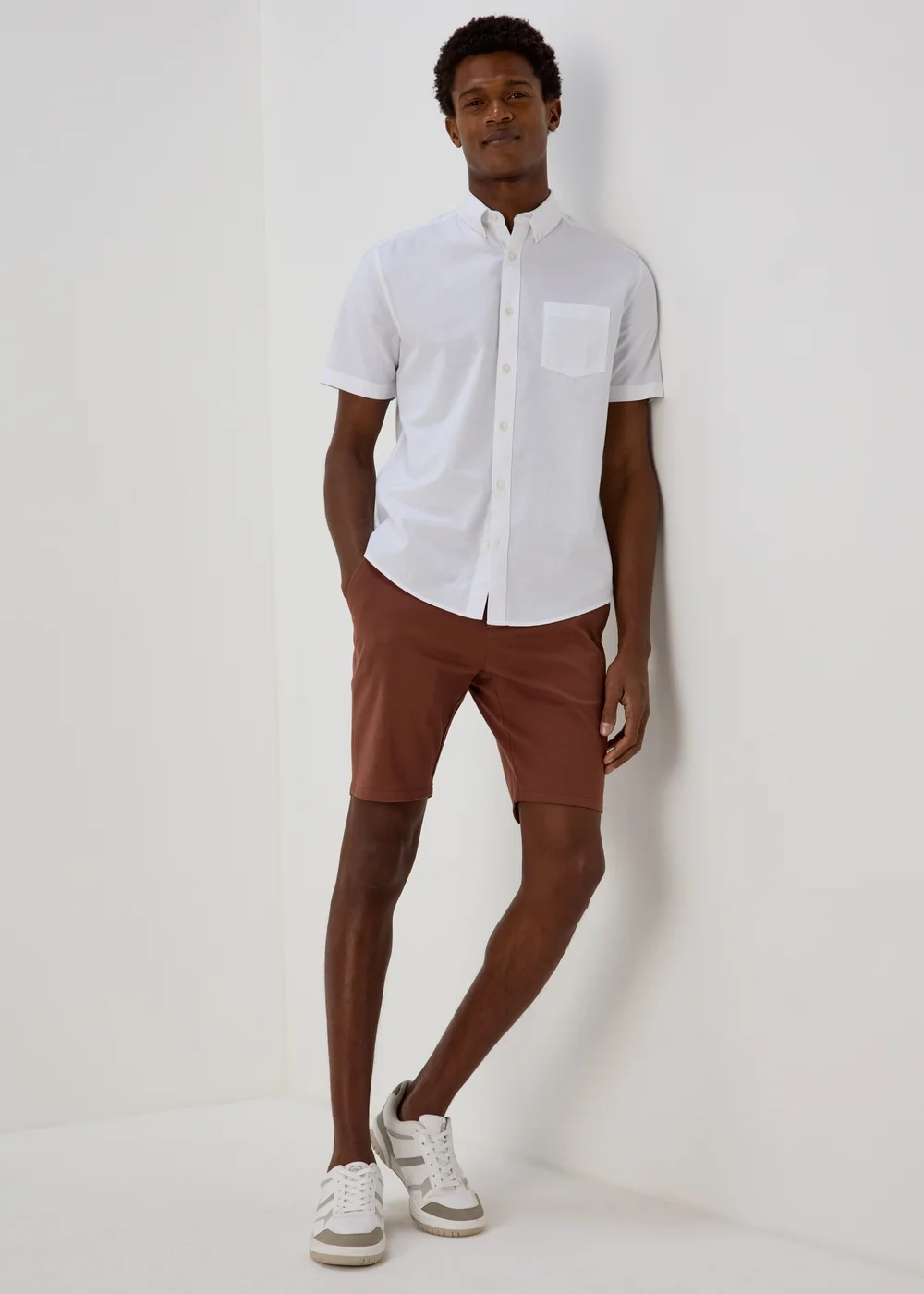White Oxford Shirt - Small Image 1
