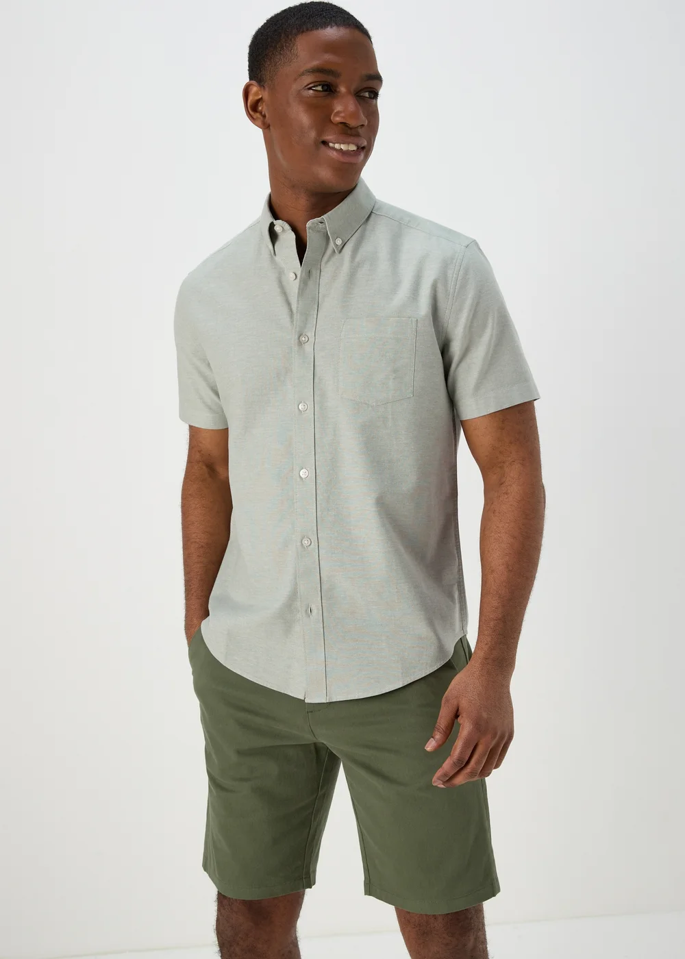 Green Oxford Shirt - S Image 1