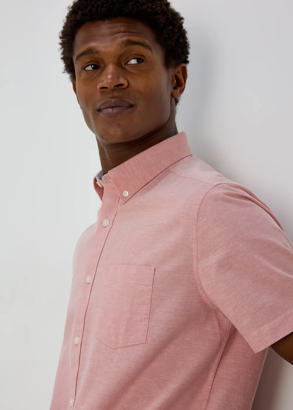 Pink Oxford Shirt - S Image 3