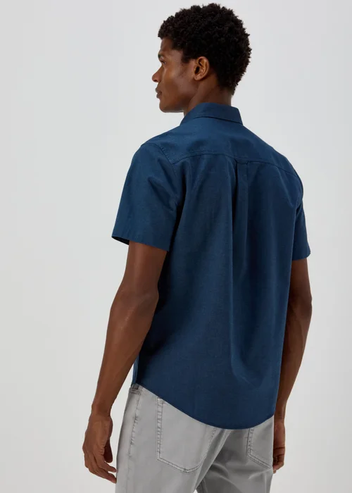 Navy Oxford Shirt - S Image 2