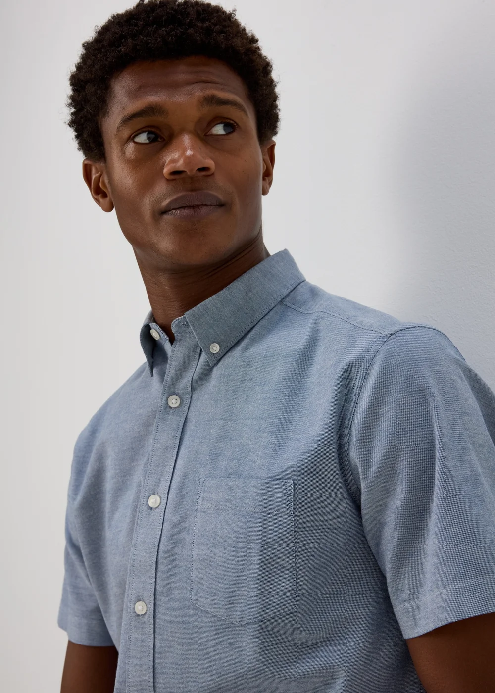 Blue Oxford Shirt - S Image 3