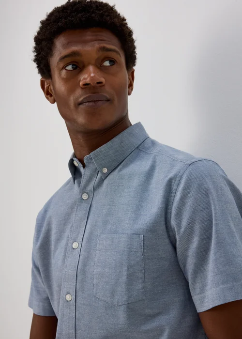 Blue Oxford Shirt - S Image 3