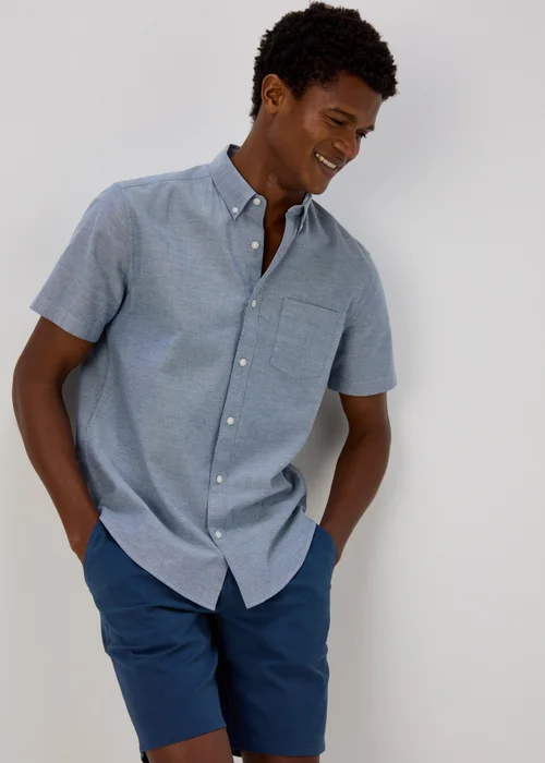 Blue Oxford Shirt - S Image 1