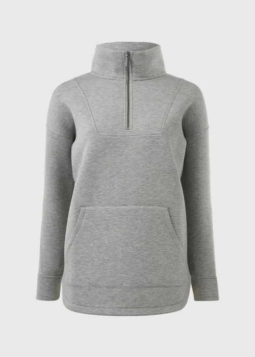 Souluxe Grey Half Zip Top - S Image 5