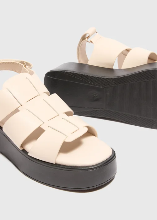 Stone Fisherman Flatform Rip Tape Sandals - 3 Image 2