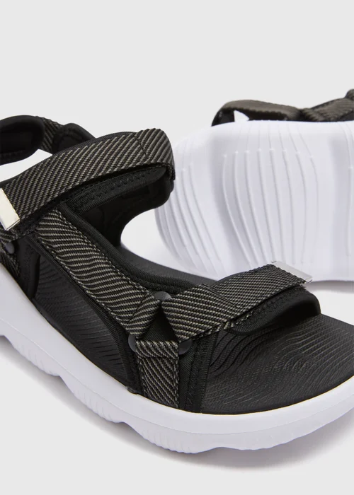 Soleflex Black Trekking Sandals - 3 Image 2